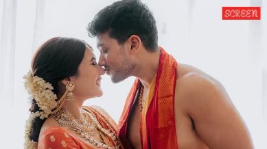 Kalidas Jayaram Marries Longtime Girlfriend Tarini Kalingarayar in a Traditional Guruvayur Ceremony