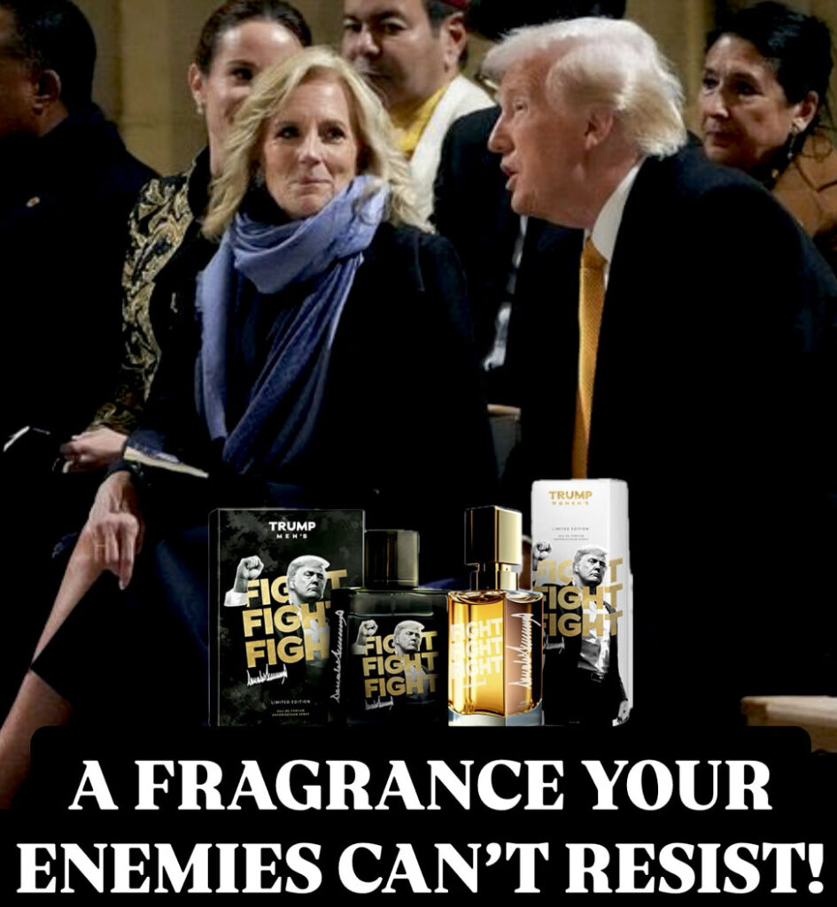 Donald Trump Uses Photo with Jill Biden to Promote His New Perfume Line