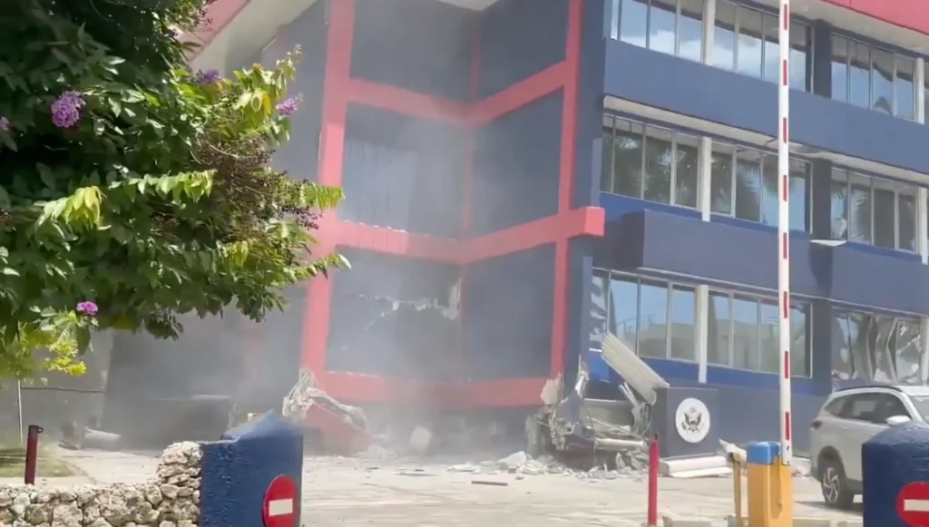 Massive Earthquake in Vanuatu Damages US Embassy Building;